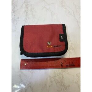 Sherpani Zoe. Small Travel Crossbody Purse Bag Zip Wallet Red 4.5 x 5.15